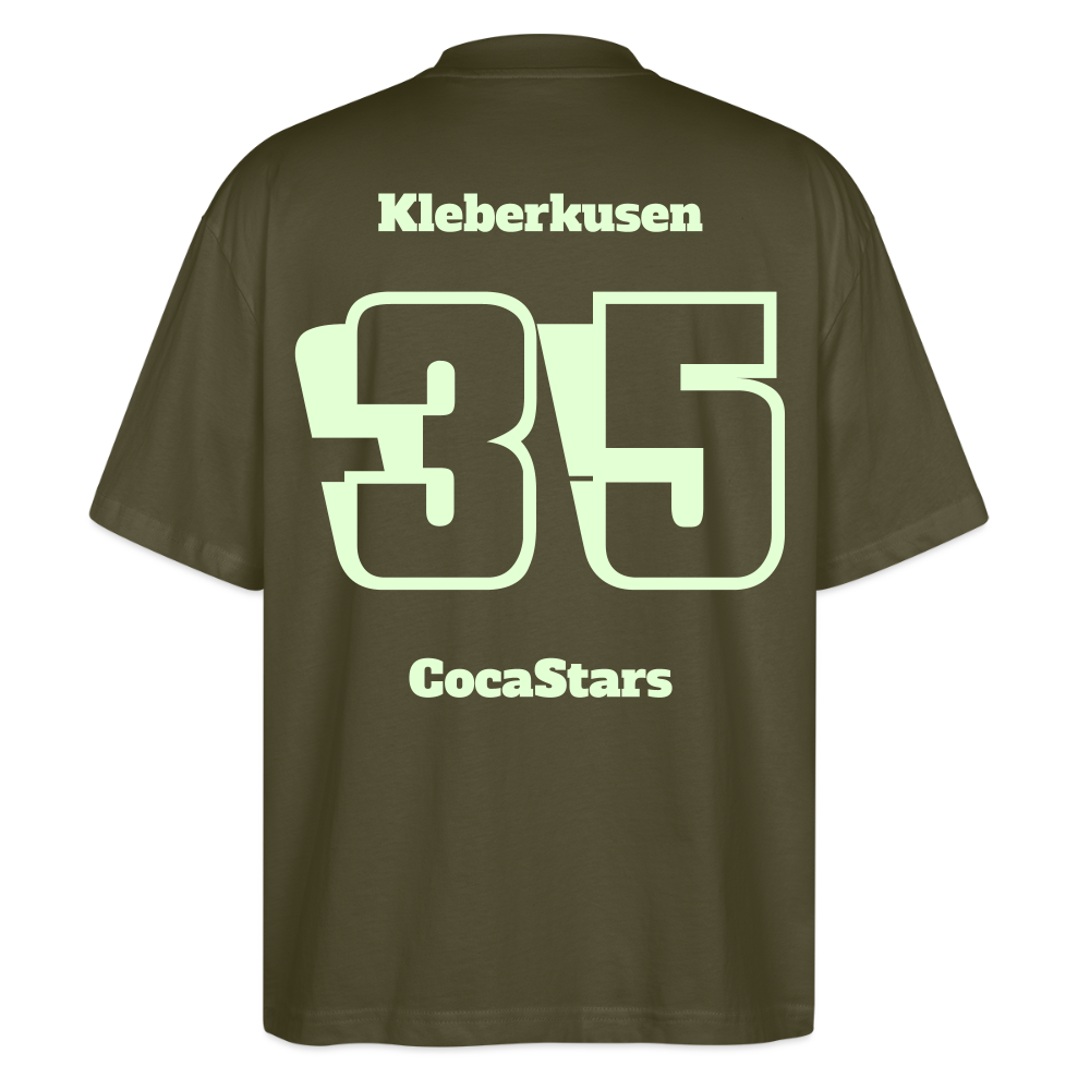 T-Shirt OS 200 g/m² - DTC - GLOWY_35KLEBERKUSEN - khaki