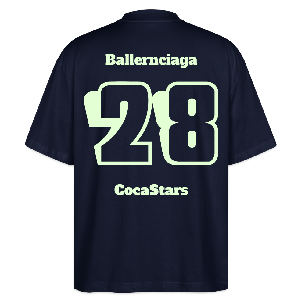 T-Shirt OS 200 g/m² - DTC - GLOWY_28BALLERN - navy