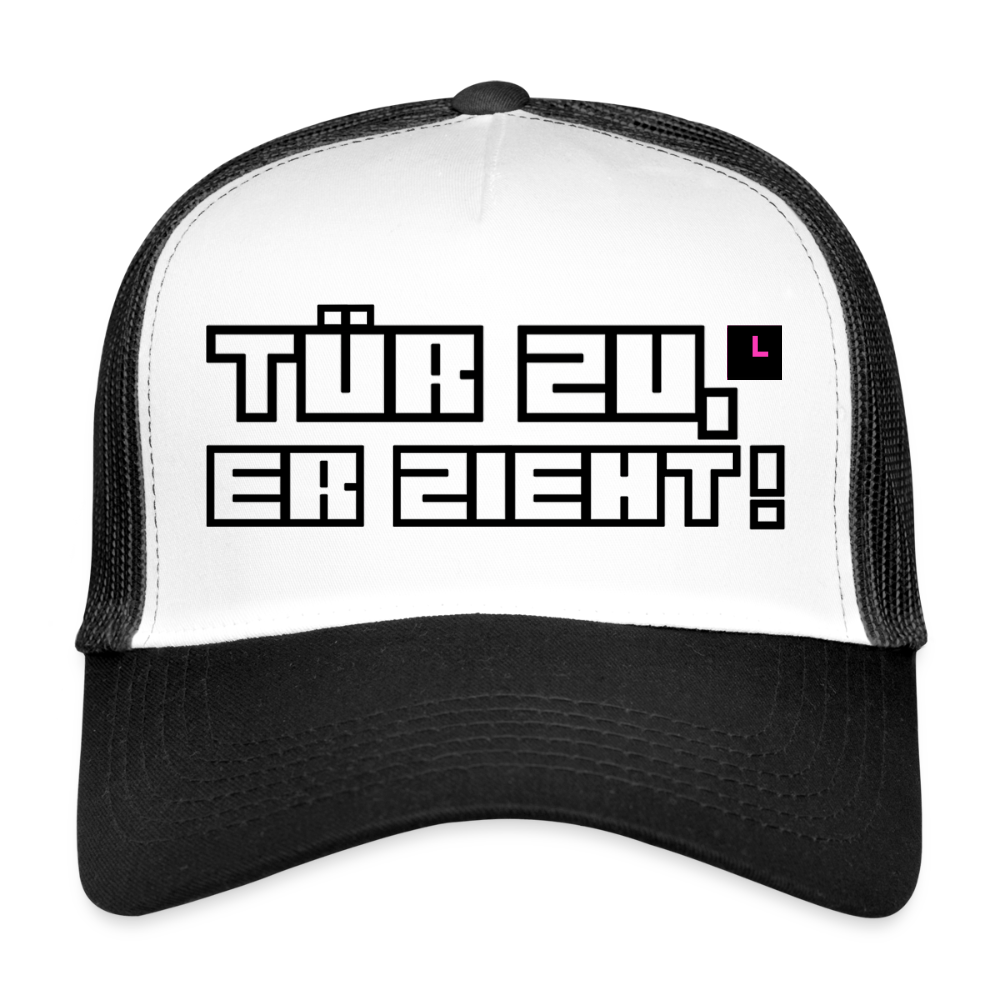 MeshCap - USC - "ER ZIEHT!" - white/black