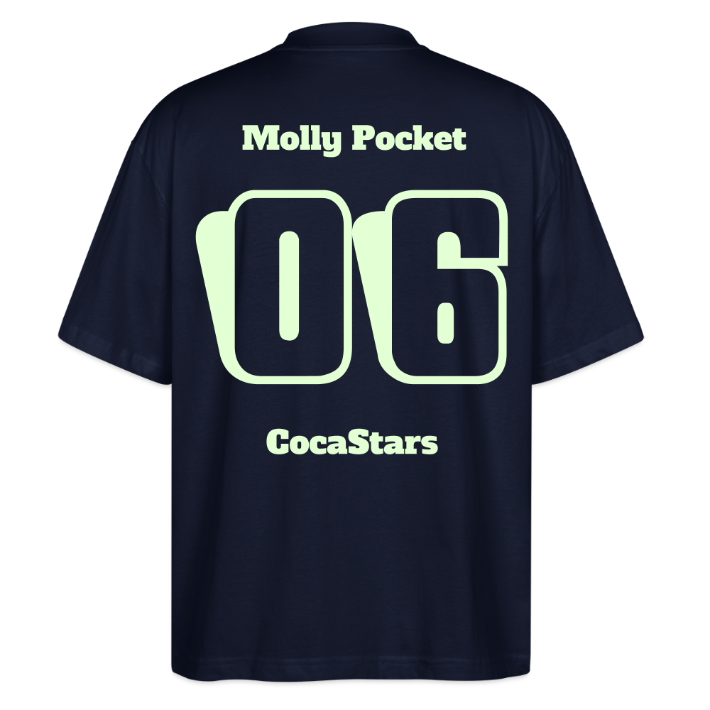 T-Shirt OS 200 g/m² - DTC - GLOWY_06MOLLY - navy