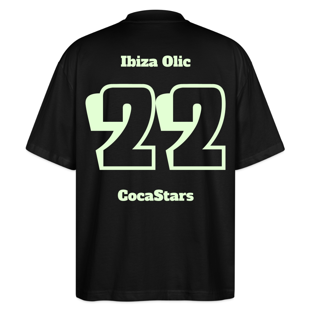 T-Shirt OS 200 g/m² - DTC - GLOWY_22IBIZA - black