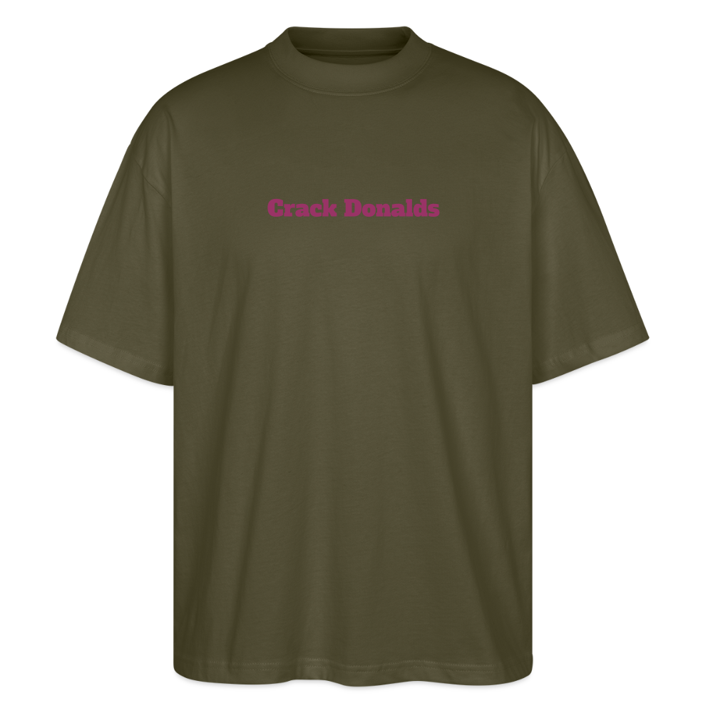 T-Shirt OS 200 g/m² CHERRY_01CRACK - khaki