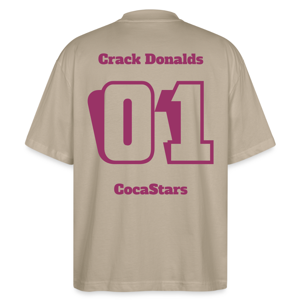 T-Shirt OS 200 g/m² CHERRY_01CRACK - stone