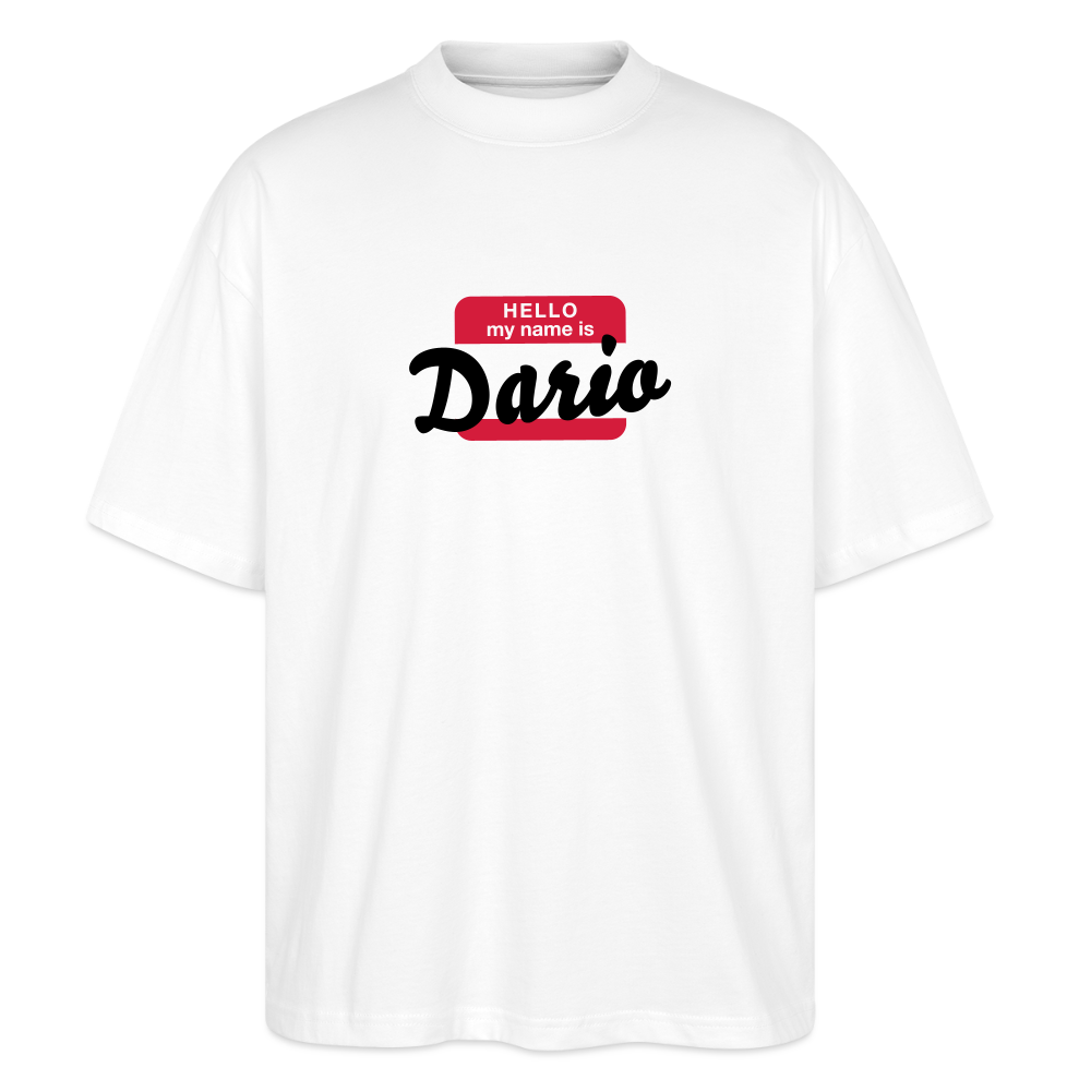 T-Shirt OS 200 g/m² - NAME - BRUDI_DARIO - white