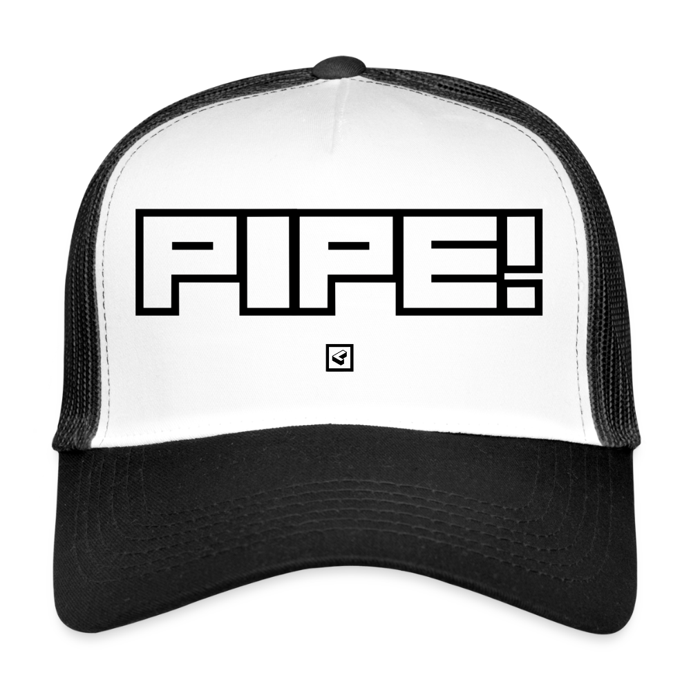 MESHCAP US_PIPE - white/black