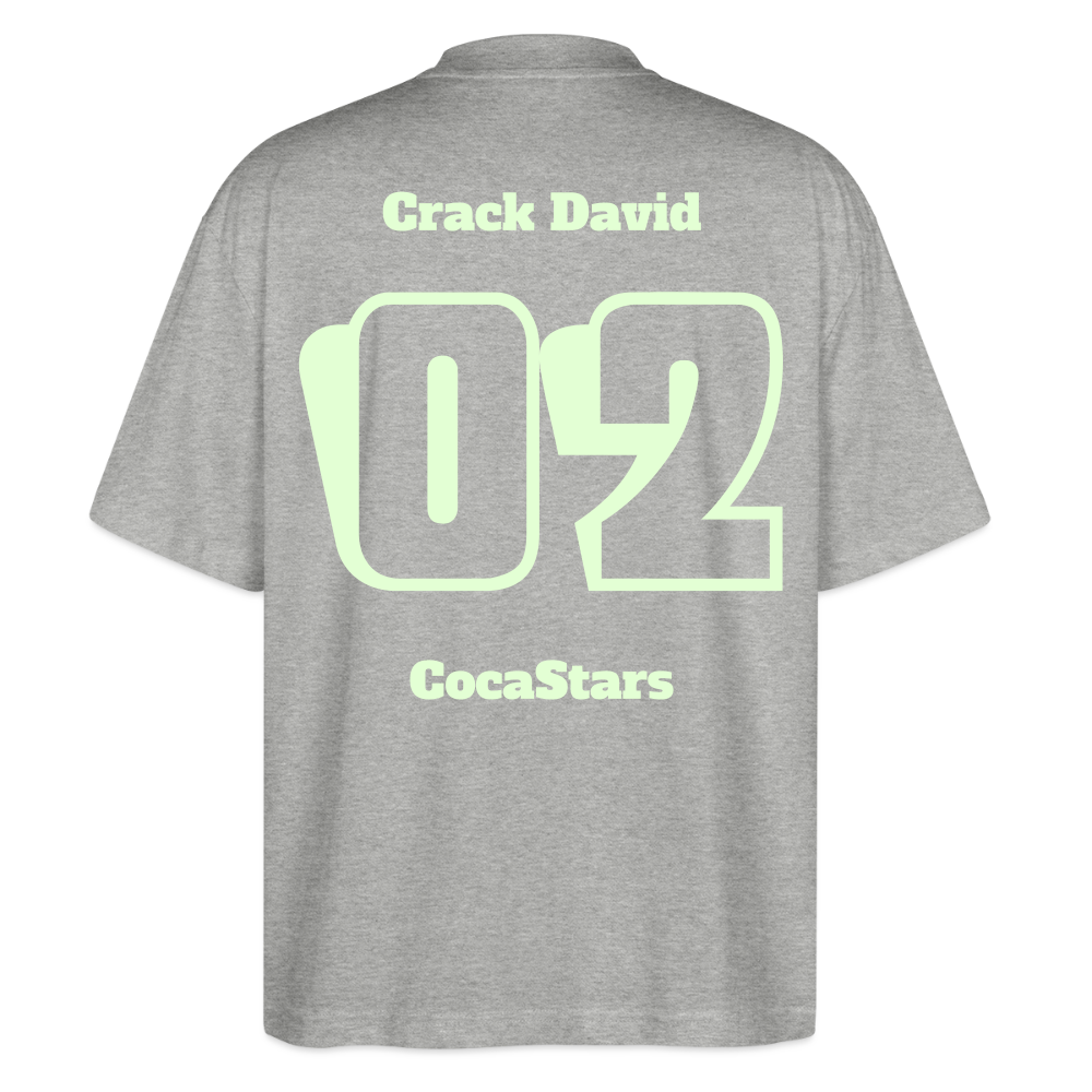 T-Shirt OS 200 g/m² - DTC - GLOWY_02DAVID - heather grey