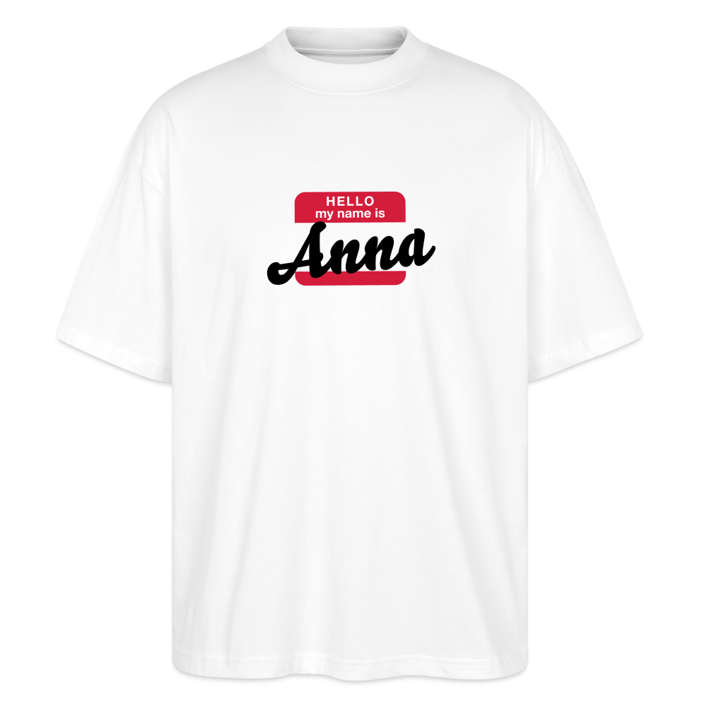 T-Shirt OS 200 g/m² - NAME - SIS ANNA_NASS - white
