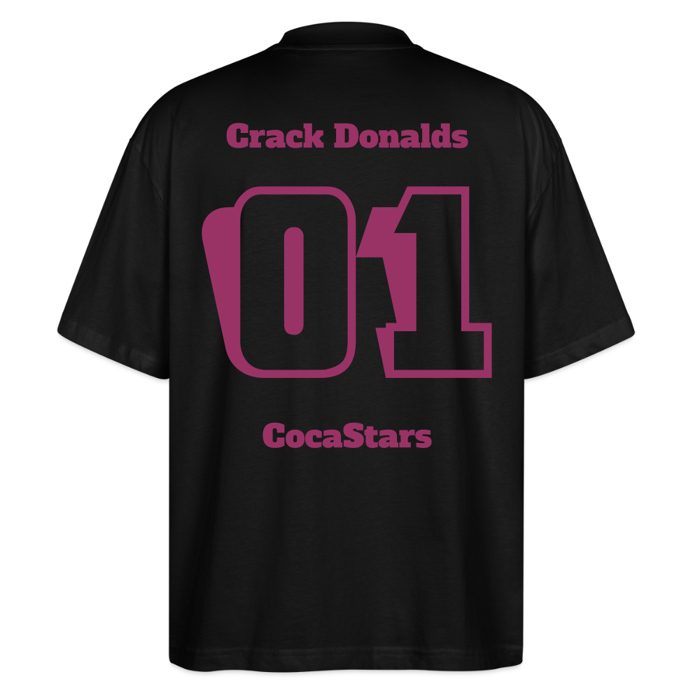 T-Shirt OS 200 g/m² CHERRY_01CRACK - black