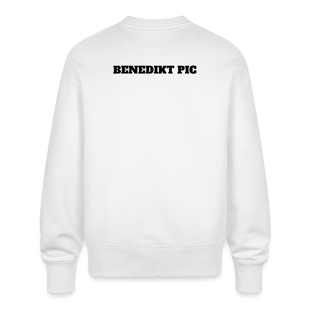 Sweatshirt OS 350 g/m² NAME - BRUDI_BENEDIKT - white