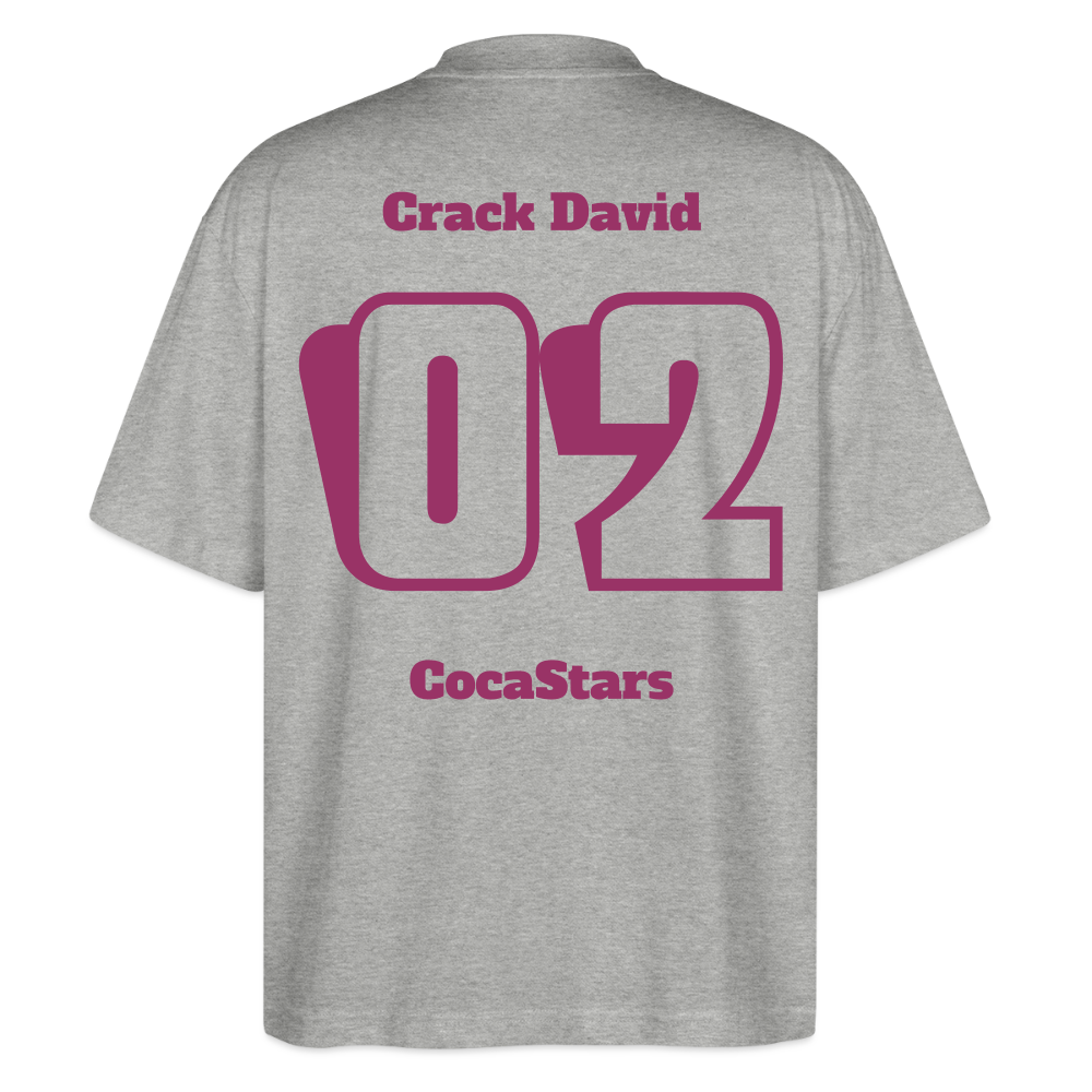 T-Shirt OS 200 g/m² - DTC - CHERRY_02DAVID - heather grey