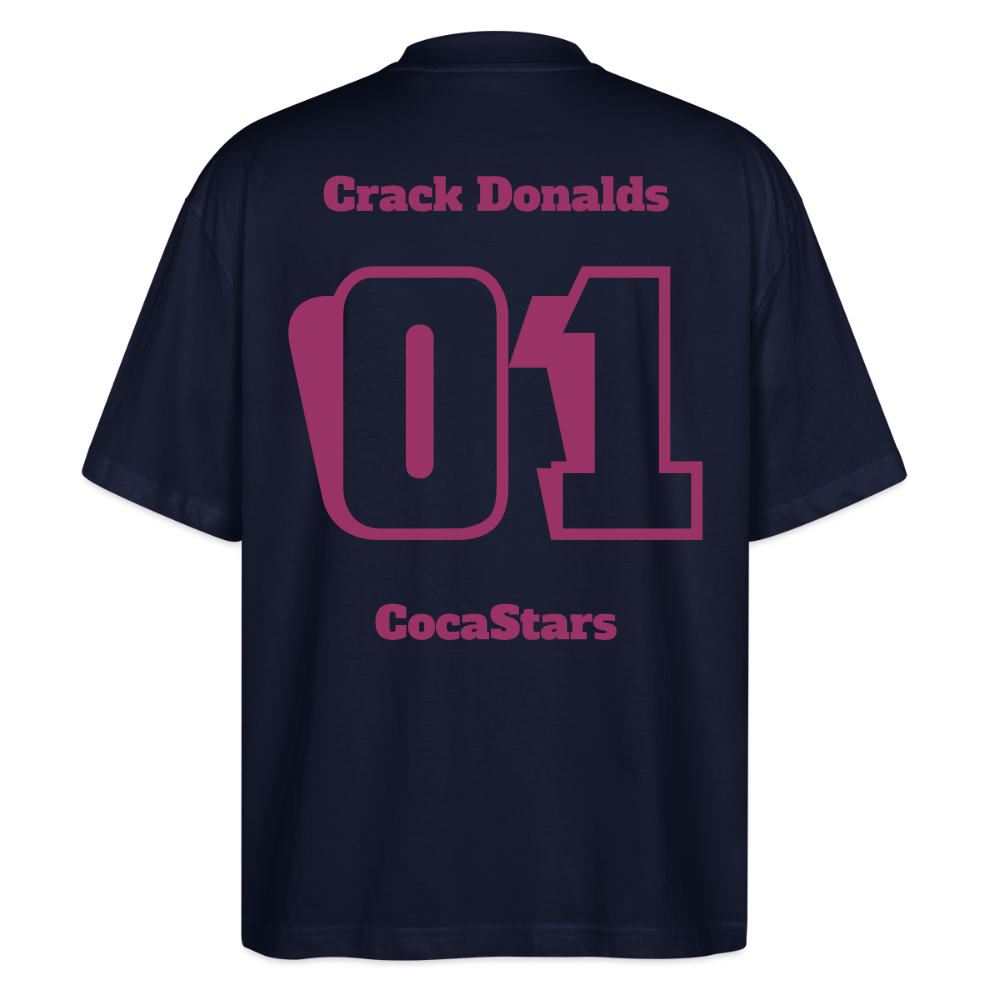 T-Shirt OS 200 g/m² CHERRY_01CRACK - navy