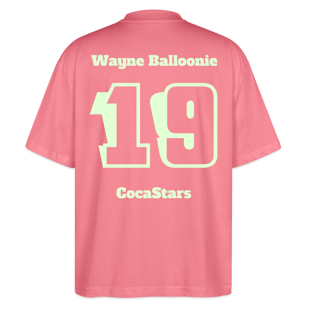 T-Shirt OS 200 g/m² - DTC - GLOWY_19WAYNE - pink joy
