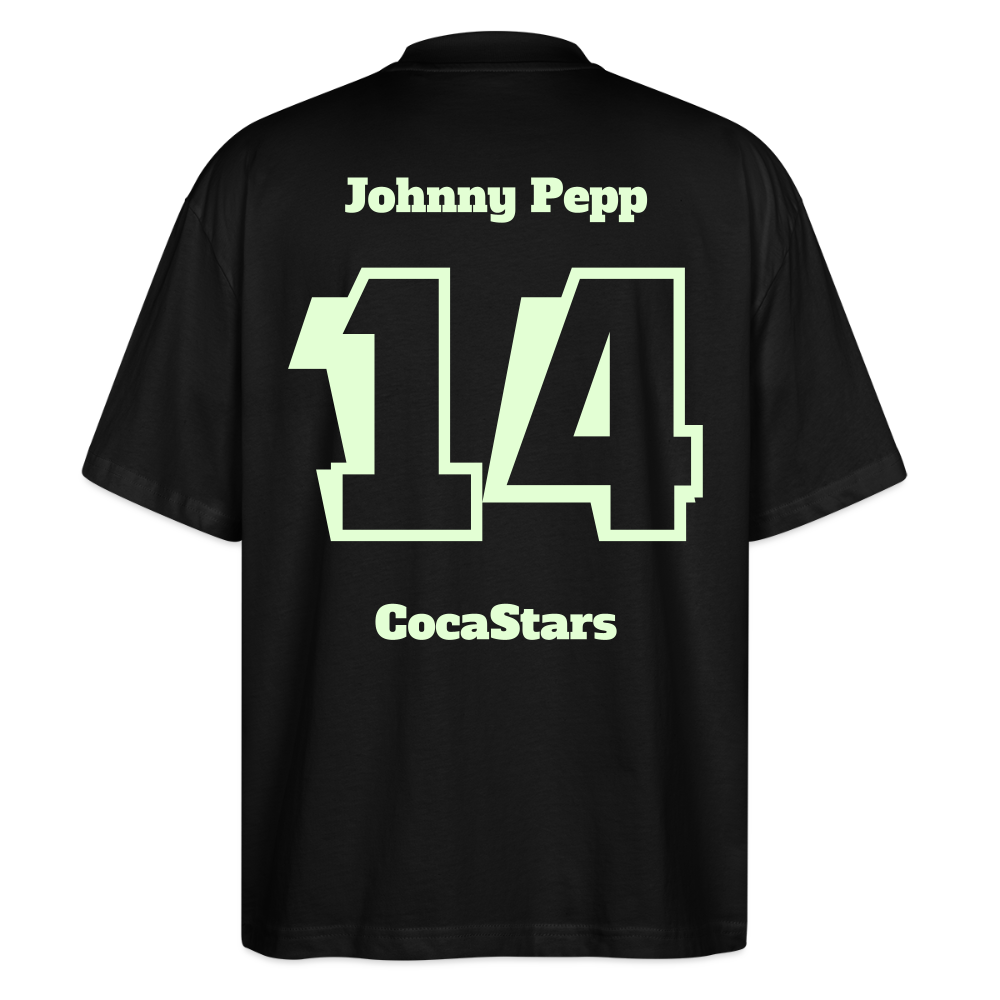 T-Shirt OS 200 g/m² - DTC - GLOWY_14JOHNNY - black