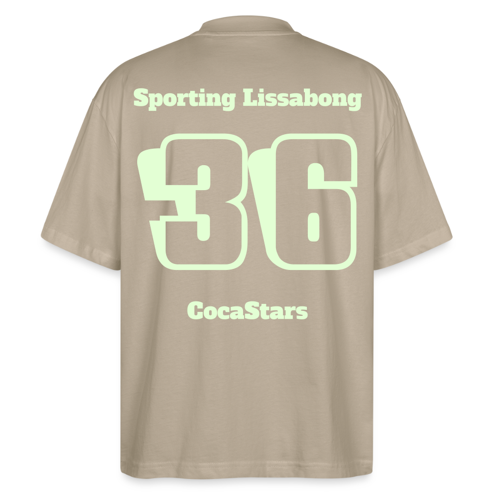 T-Shirt OS 200 g/m² - DTC - GLOWY_36LISSABONG - stone