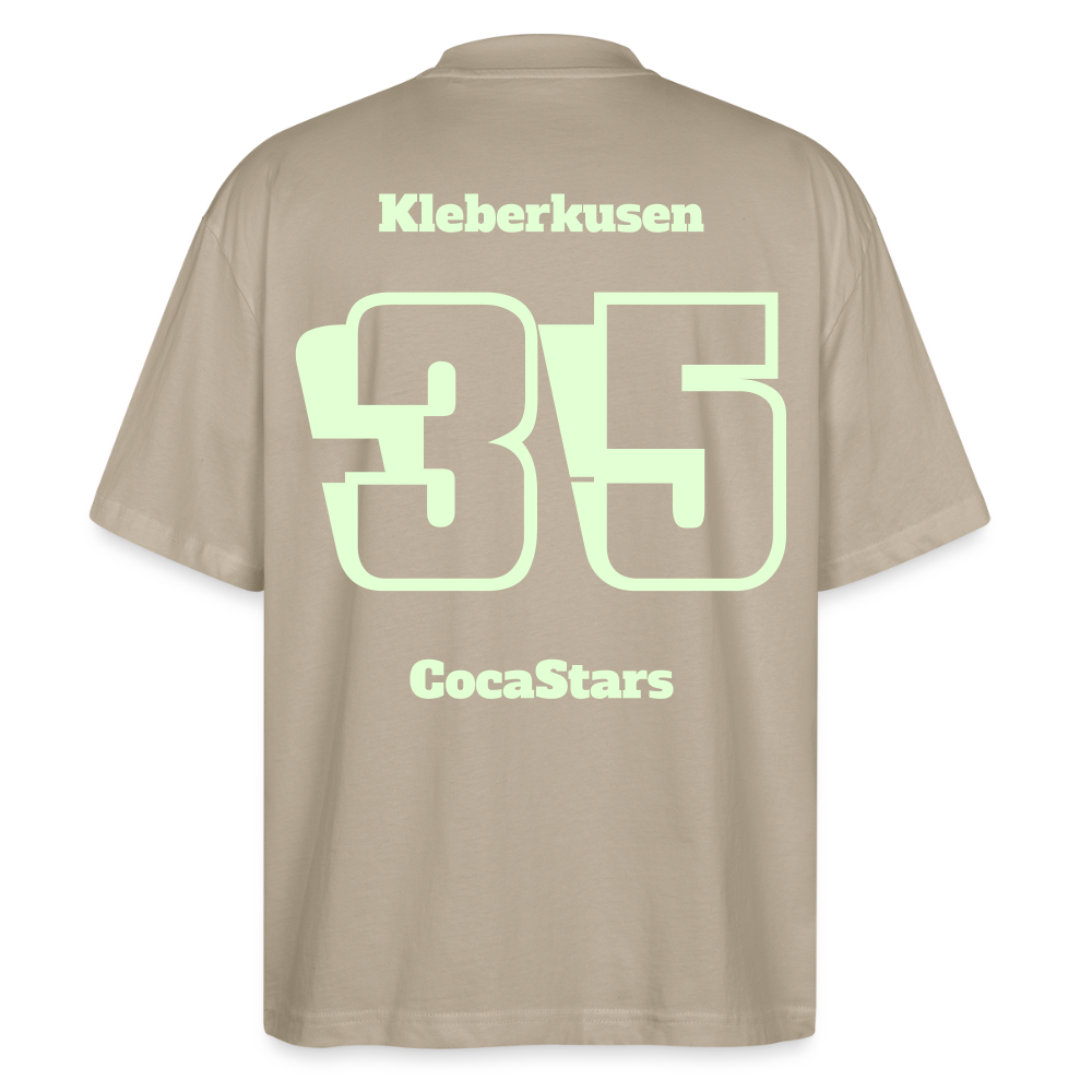 T-Shirt OS 200 g/m² - DTC - GLOWY_35KLEBERKUSEN - stone