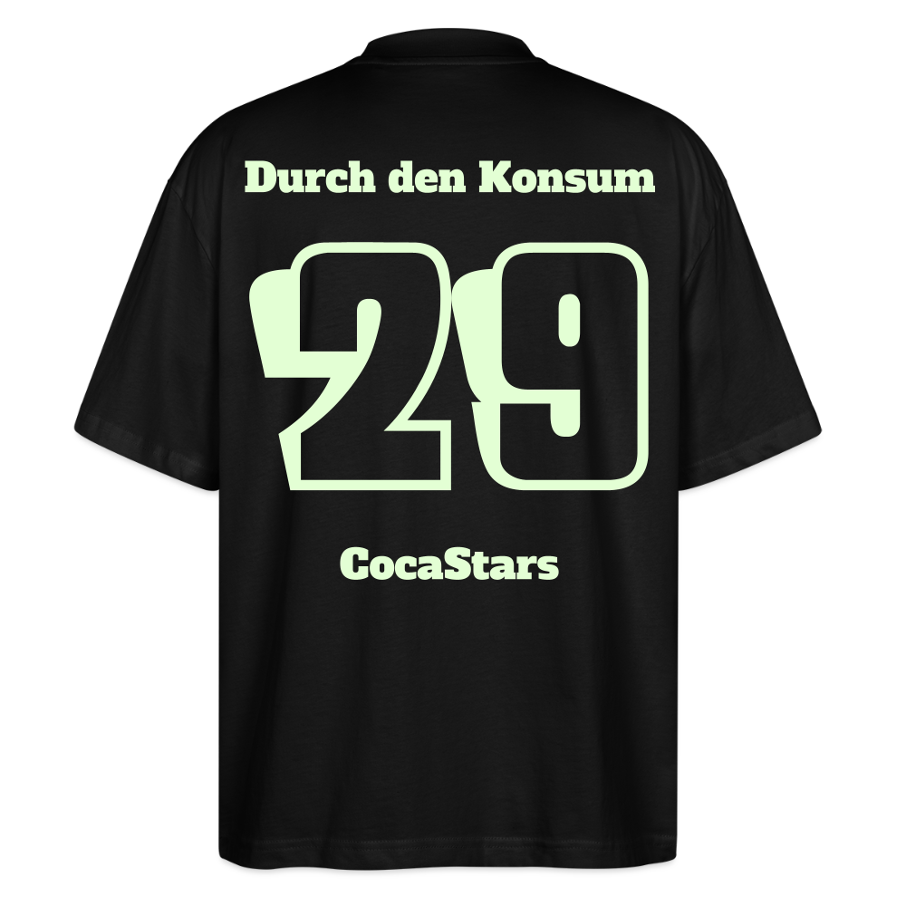 T-Shirt OS 200 g/m² - DTC - GLOWY_29KONSUM - black