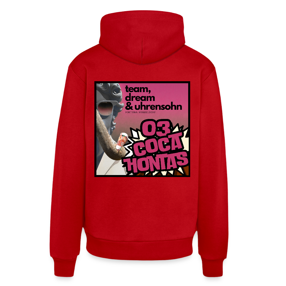 ORGANIC HOODIE - 03HONTAS - red