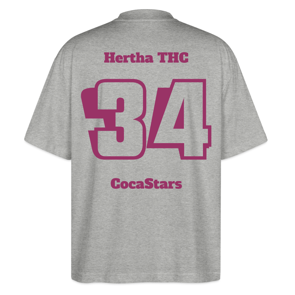 T-Shirt OS 200 g/m² - DTC - CHERRY_34THC - heather grey