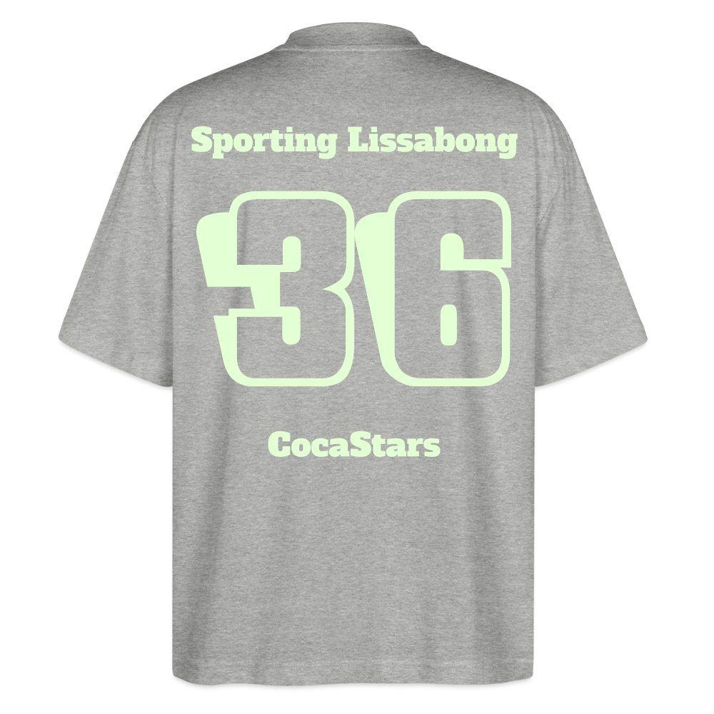 T-Shirt OS 200 g/m² - DTC - GLOWY_36LISSABONG - heather grey