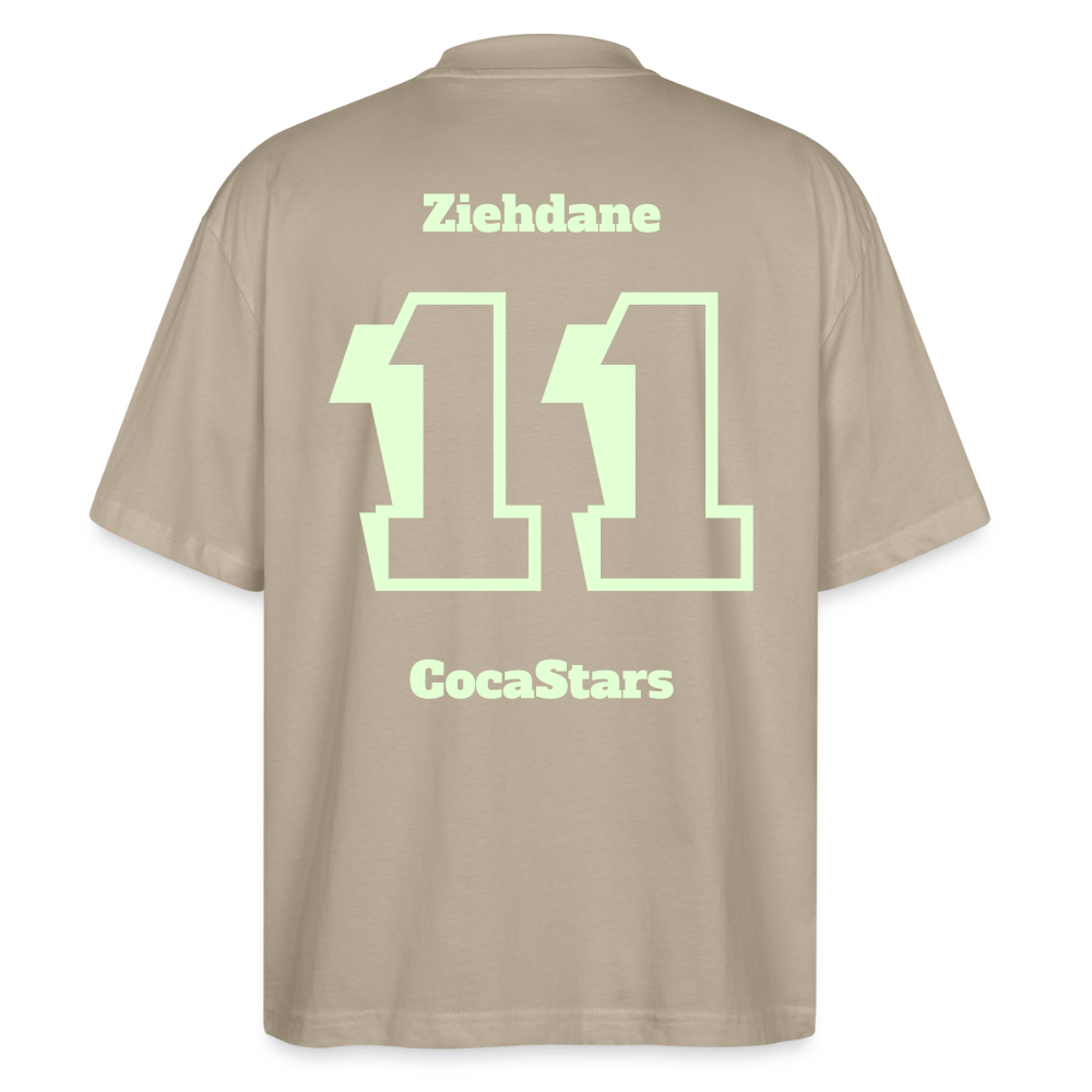 T-Shirt OS 200 g/m² - DTC - GLOWY_11ZIEHDANE - stone