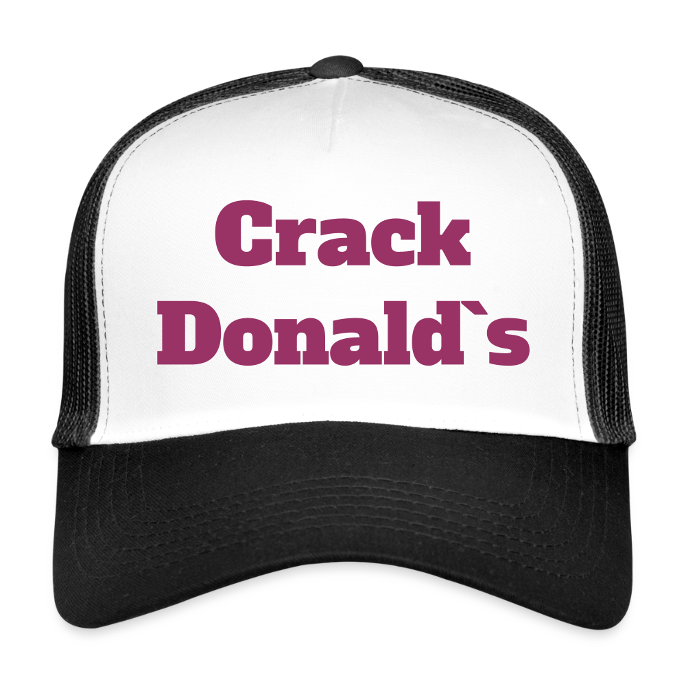 MESHCAP - UNISEX - DTC CHERRY_01CRACK - white/black