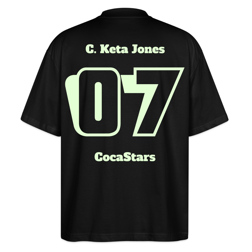 T-Shirt OS 200 g/m² - DTC - GLOWY_07CKJ - black