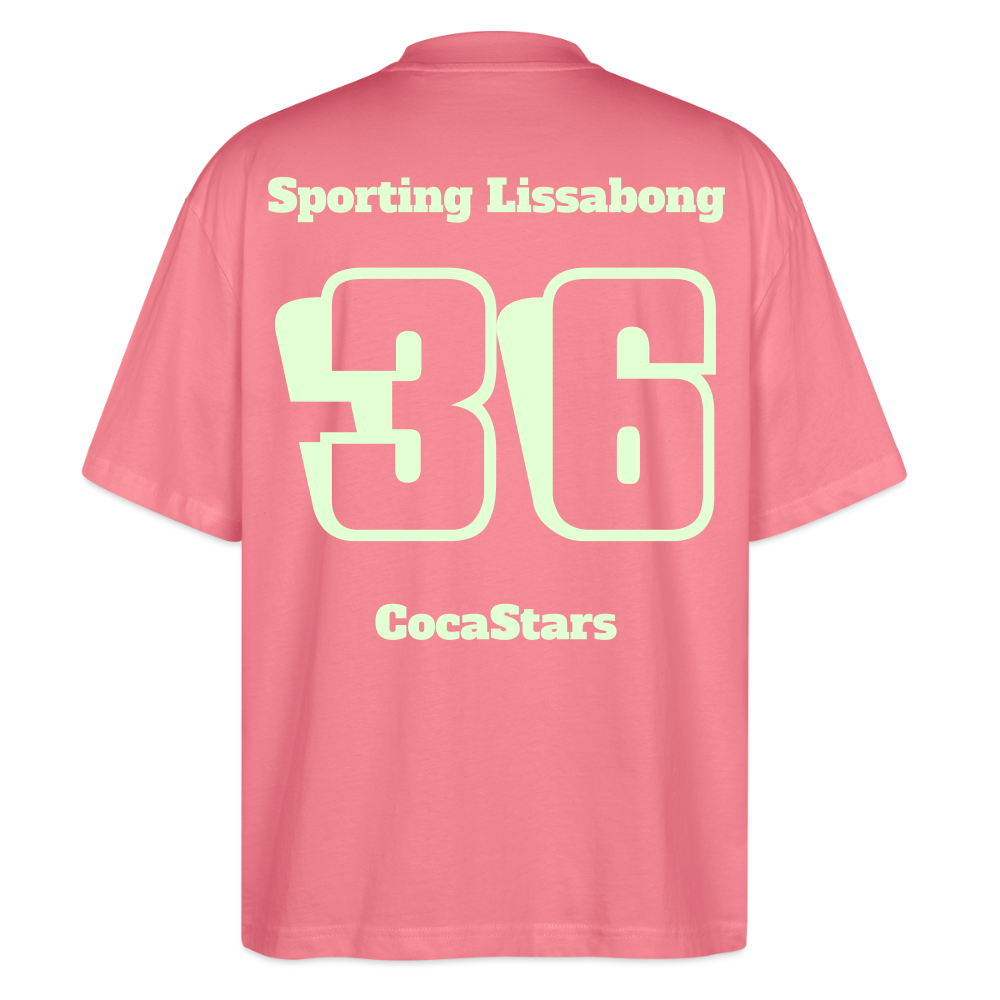 T-Shirt OS 200 g/m² - DTC - GLOWY_36LISSABONG - pink joy