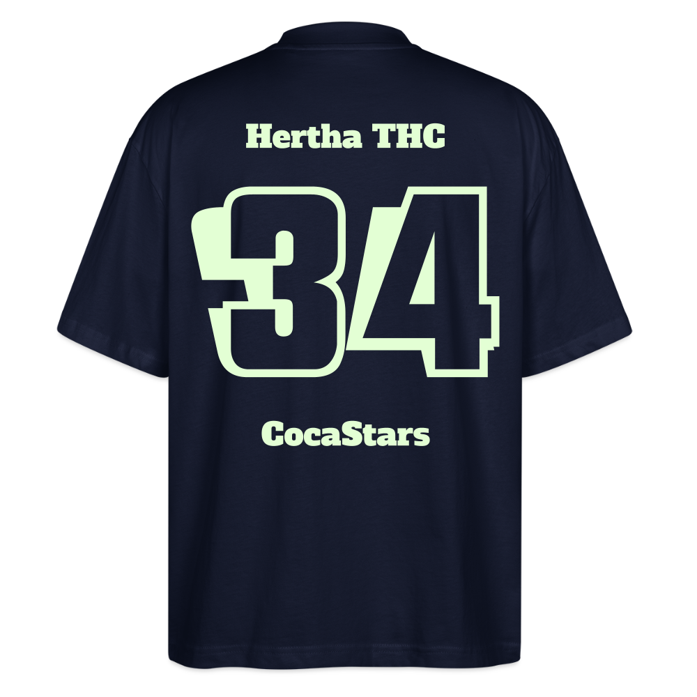 T-Shirt OS 200 g/m² - DTC - GLOWY_34THC - navy