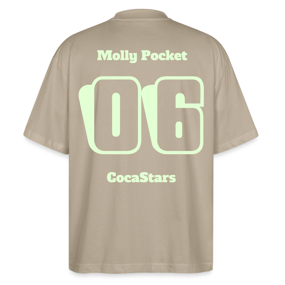 T-Shirt OS 200 g/m² - DTC - GLOWY_06MOLLY - stone