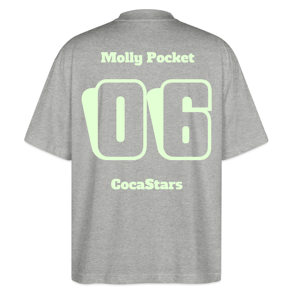 T-Shirt OS 200 g/m² - DTC - GLOWY_06MOLLY - heather grey