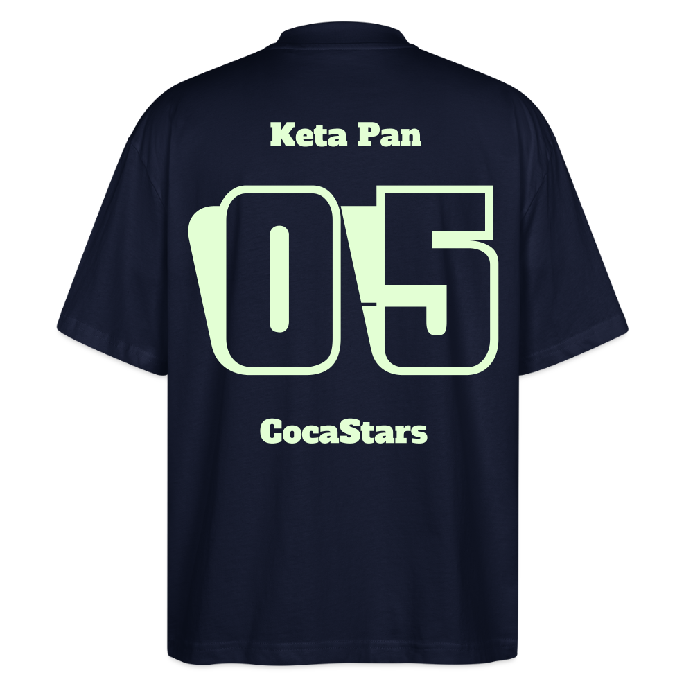 T-Shirt OS 200 g/m² - DTC - GLOWY_05KETA - navy