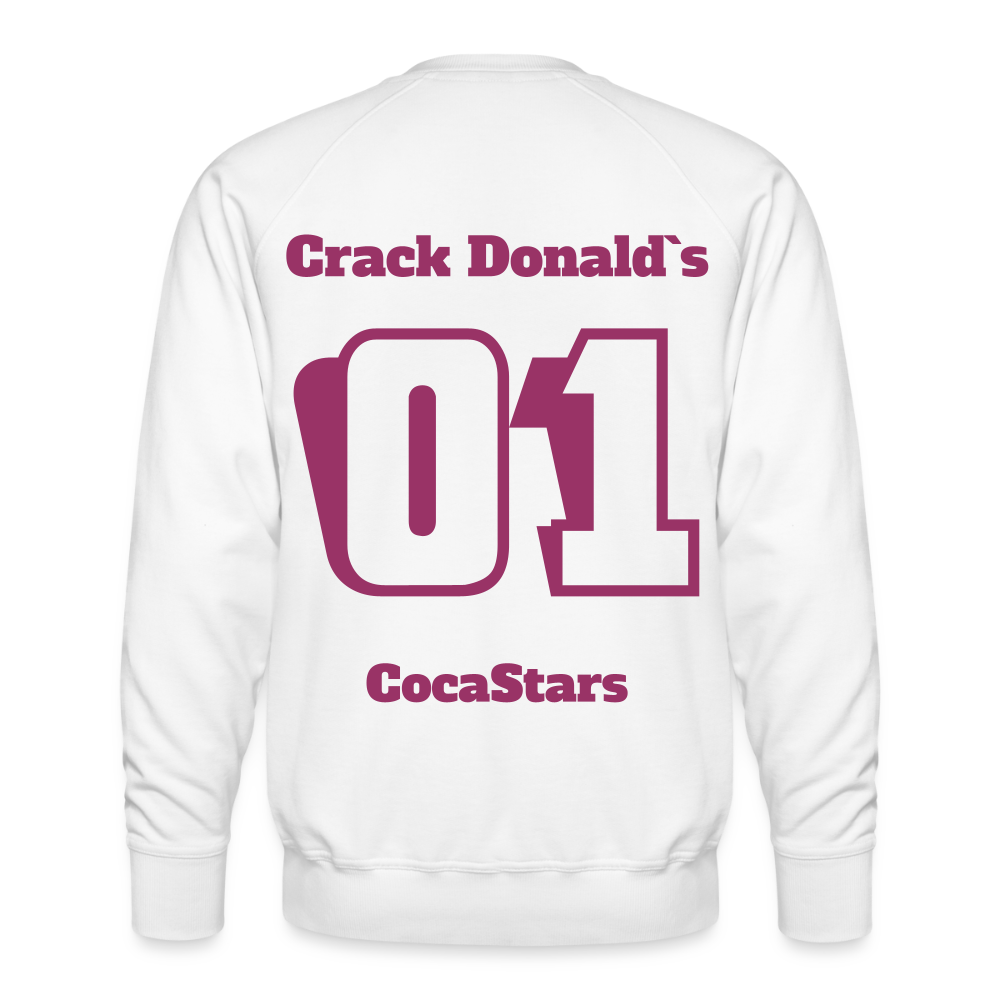 M.P. Sweatshirt - DTR - 01CRACKDONALDS01 - white