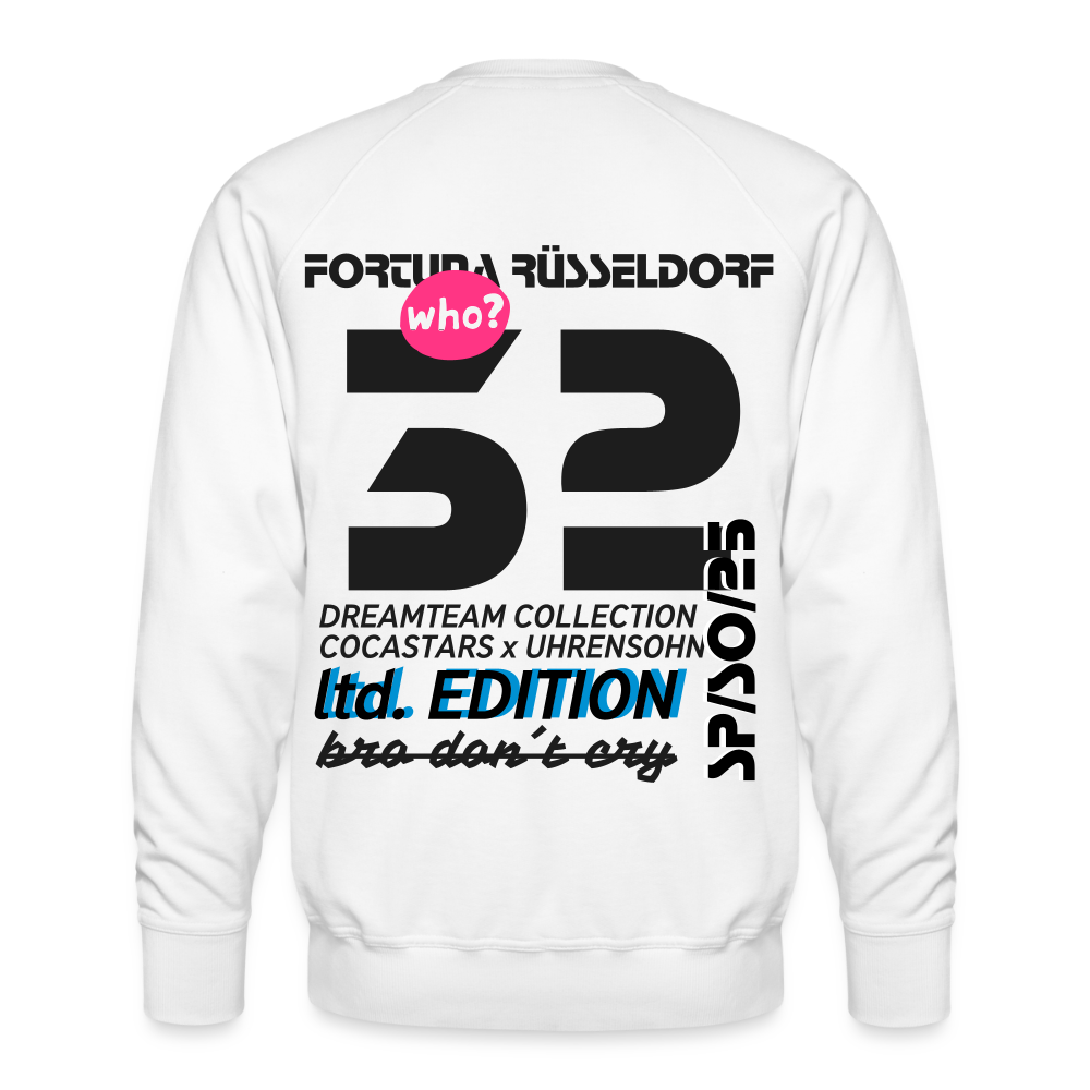 Men’s Premium Sweatshirt - DTW - 32FORTUNARÜSSELDORF32 - white