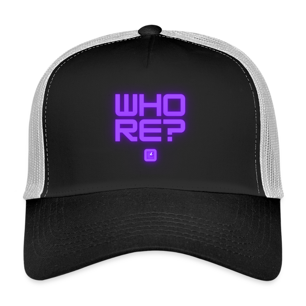 MESHCAP WMC_WHORE - black/stone grey