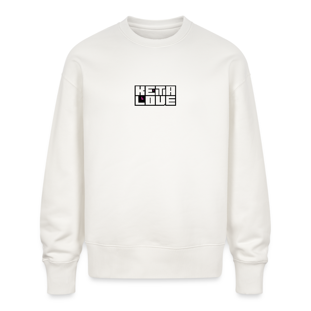 Unisex OS Organic Sweatshirt 350 g/m² - USC_KETALOVE - OFF WHITE