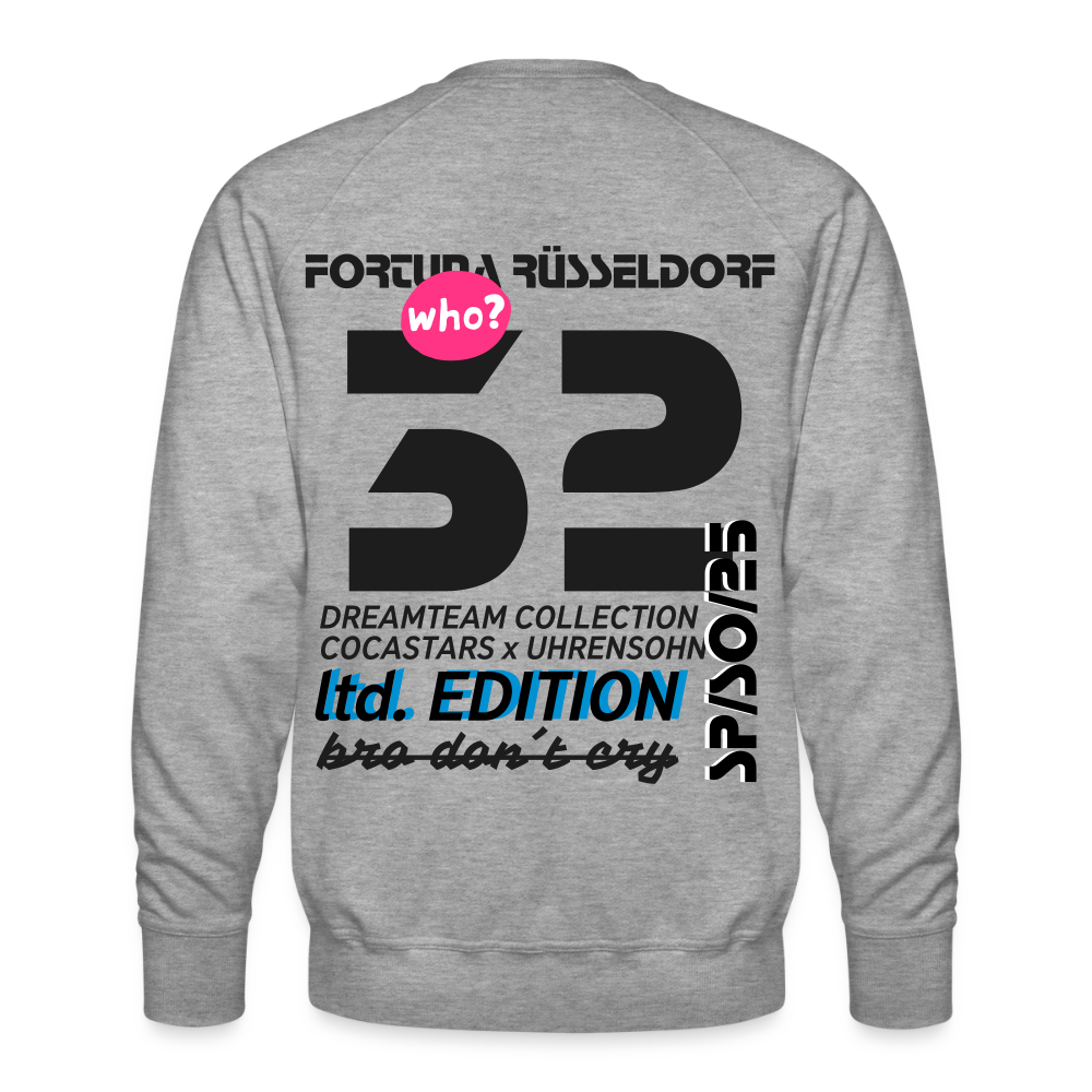 Men’s Premium Sweatshirt - DTW - 32FORTUNARÜSSELDORF32 - heather grey