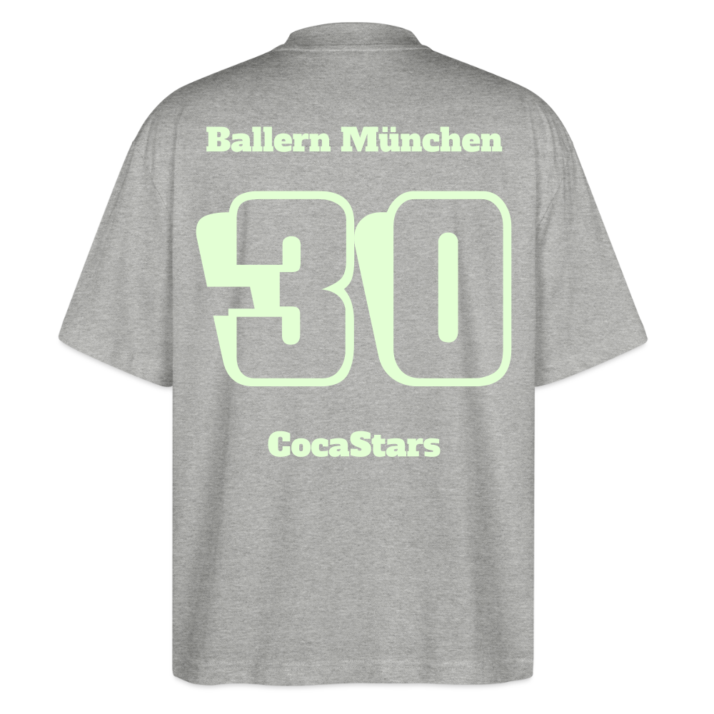T-Shirt OS 200 g/m² - DTC - GLOWY_30MÜNCHEN - heather grey