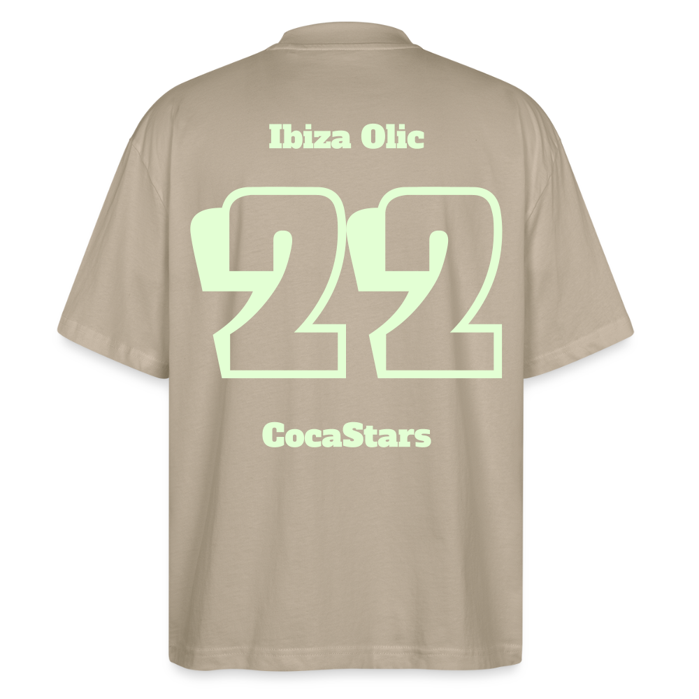T-Shirt OS 200 g/m² - DTC - GLOWY_22IBIZA - stone