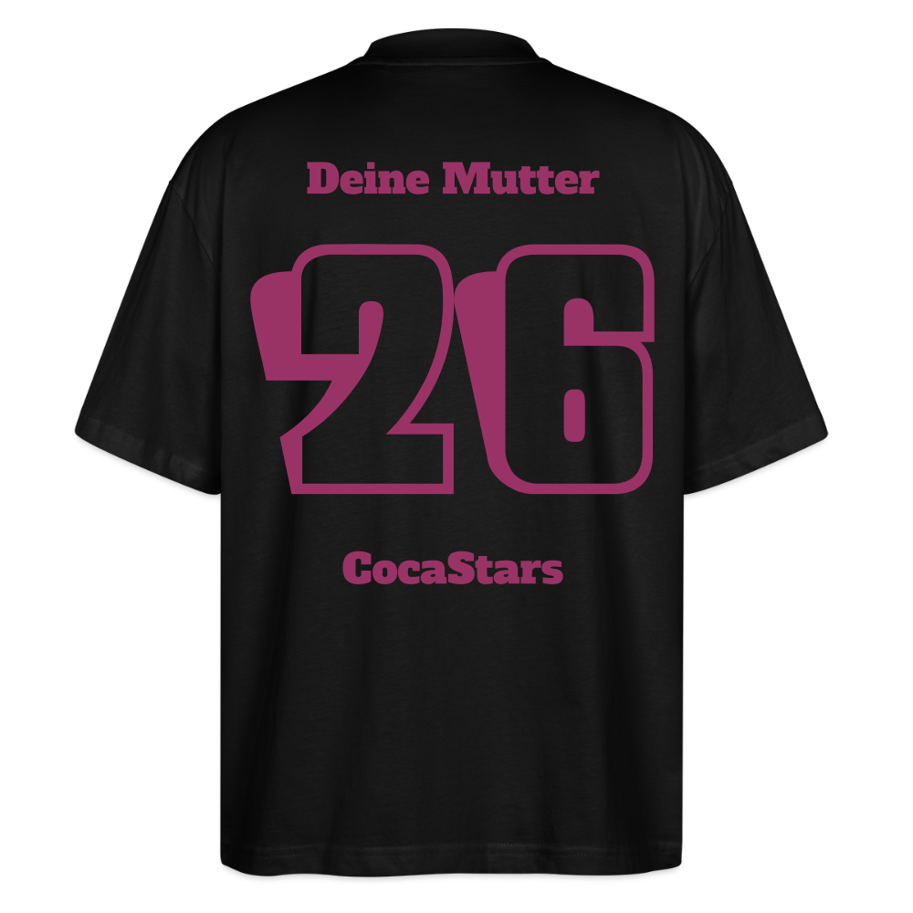 T-Shirt OS 200 g/m² - DTC - CHERRY_26DEINEMUTTER - black