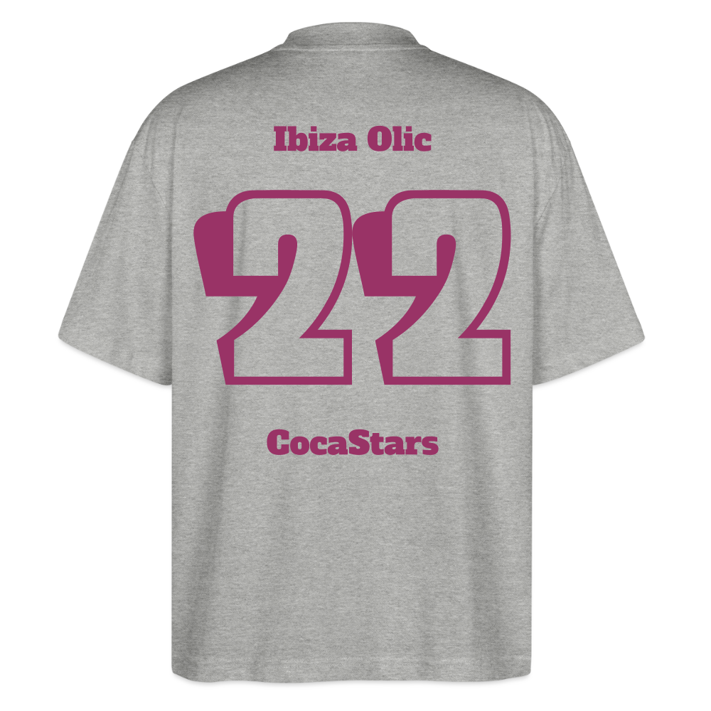T-Shirt OS 200 g/m² - DTC - CHERRY_22IBIZA - heather grey