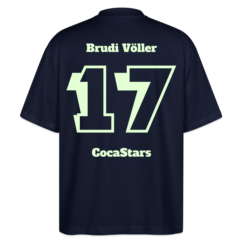 T-Shirt OS 200 g/m² - DTC - GLOWY_17BRUDI - navy