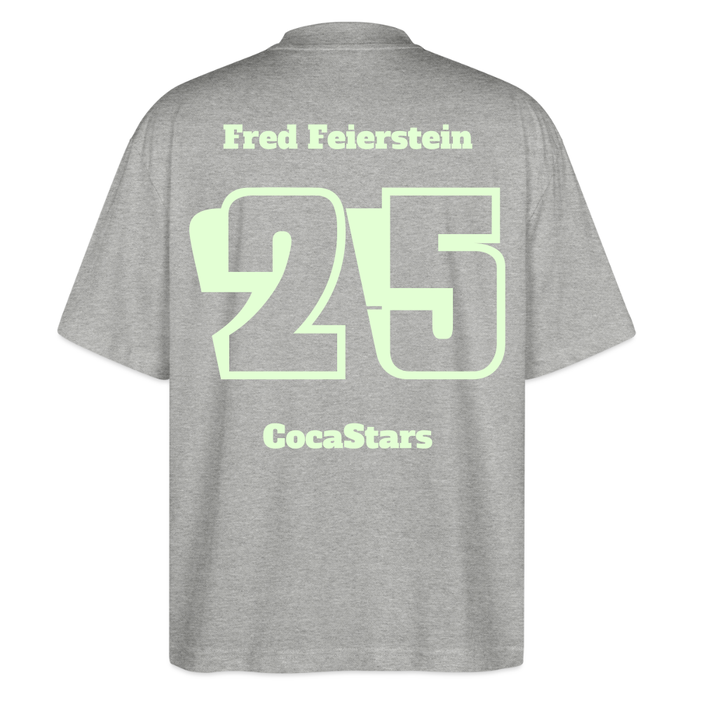 T-Shirt OS 200 g/m² - DTC - GLOWY_25FRED - heather grey