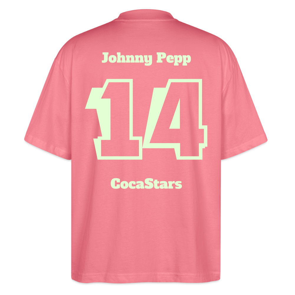 T-Shirt OS 200 g/m² - DTC - GLOWY_14JOHNNY - pink joy