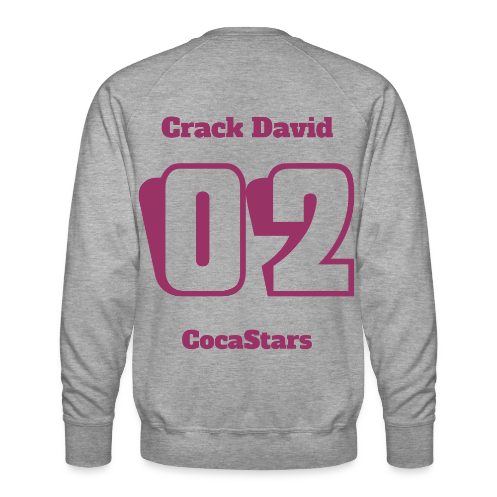 M.P. Sweatshirt - DTR - 02CRACKDAVID02 - heather grey