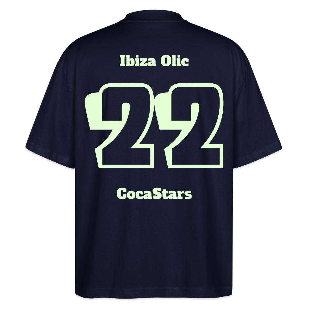 T-Shirt OS 200 g/m² - DTC - GLOWY_22IBIZA - navy