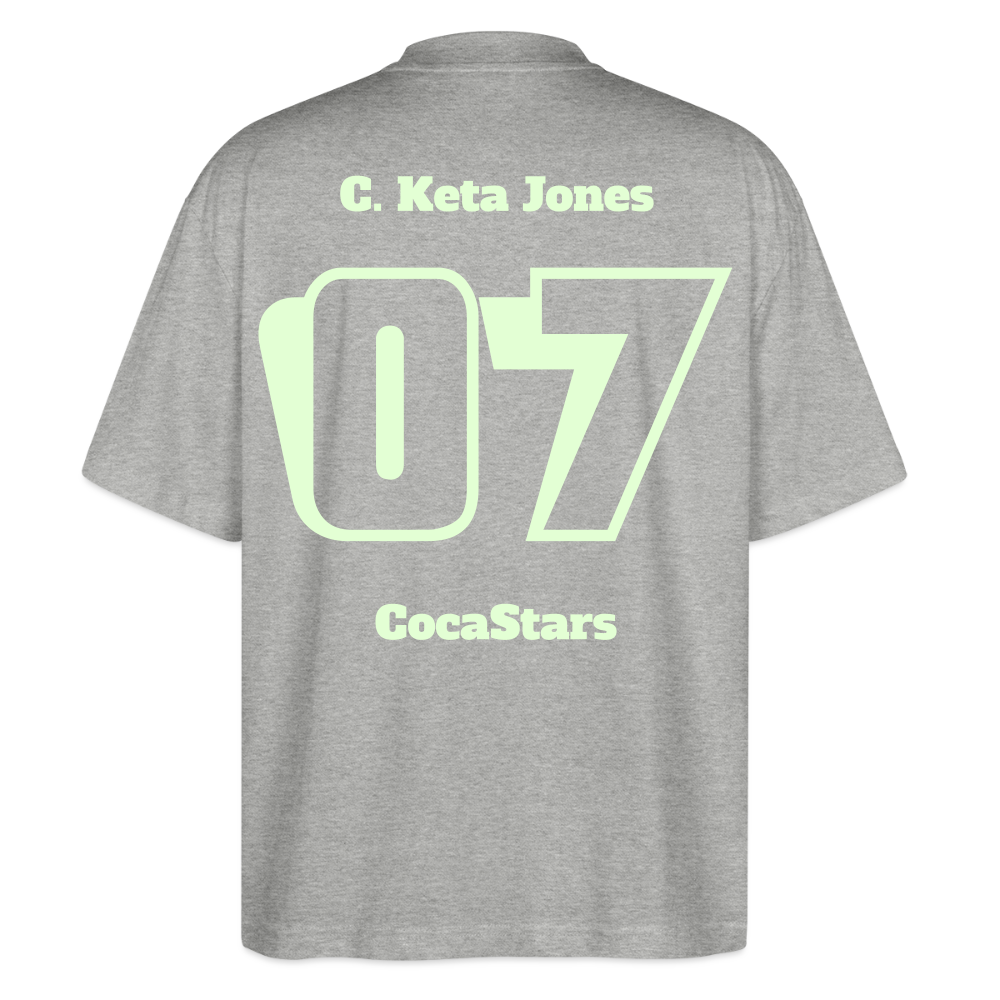 T-Shirt OS 200 g/m² - DTC - GLOWY_07CKJ - heather grey