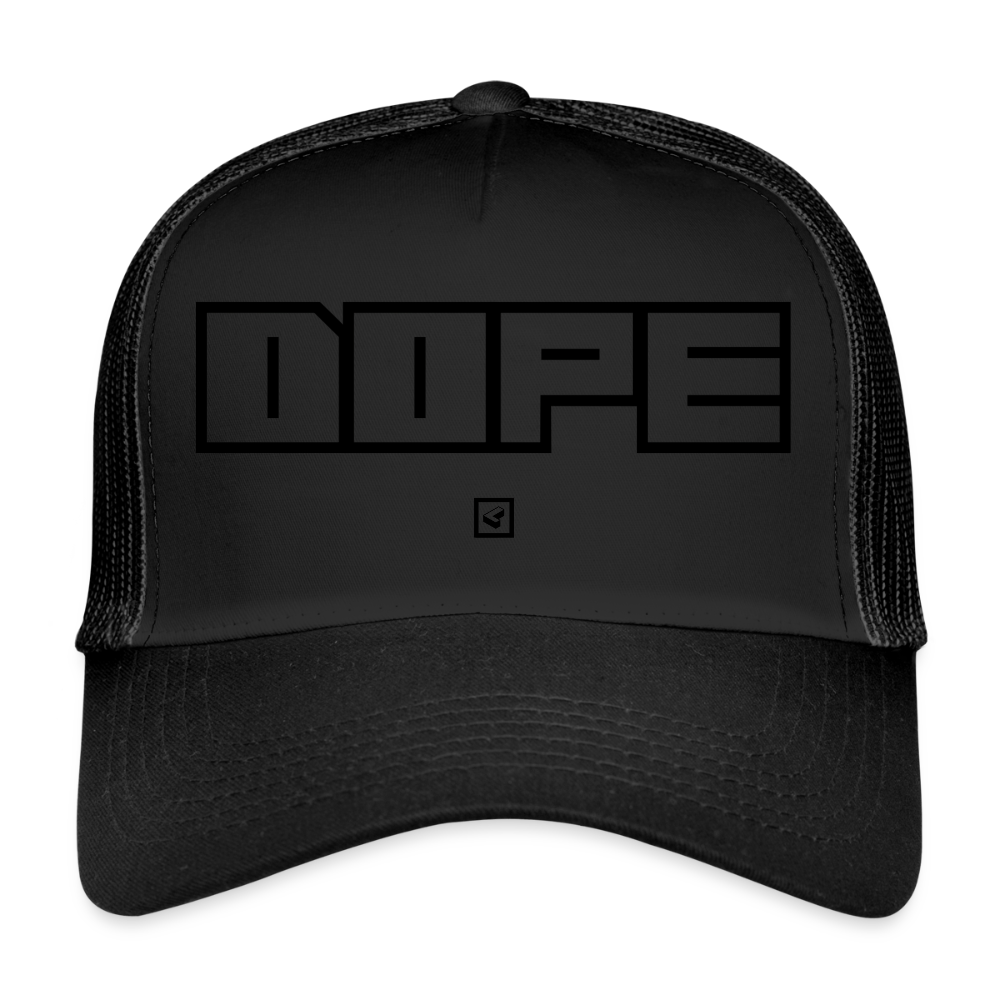 MESHCAP US_DOPE - black/black