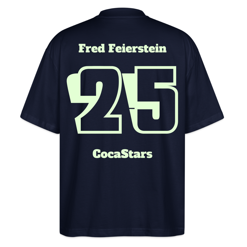 T-Shirt OS 200 g/m² - DTC - GLOWY_25FRED - navy