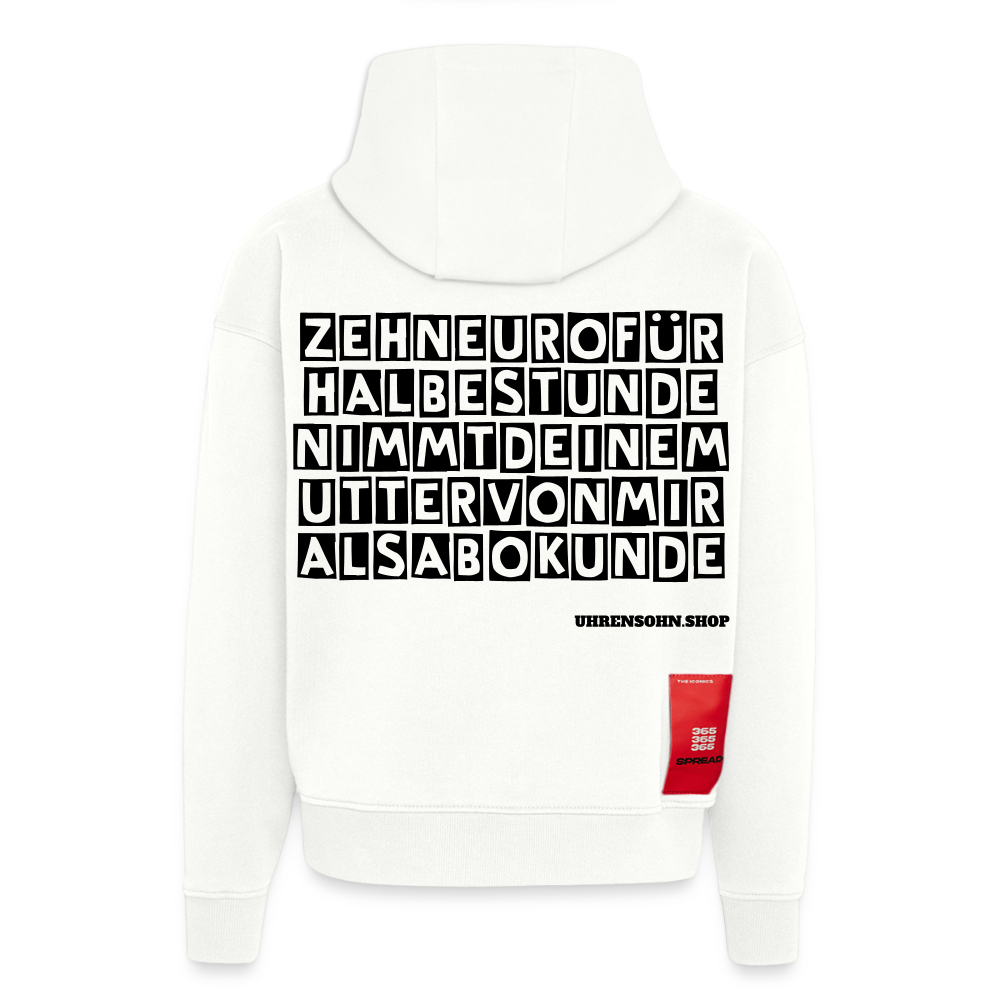 HOODIE B/WHO?MORE3 - OFF WHITE
