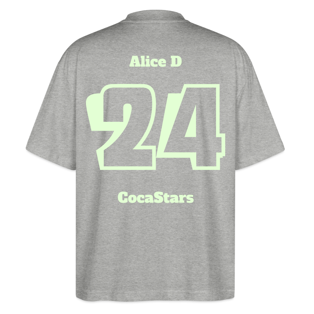 T-Shirt OS 200 g/m² - DTC - GLOWY_24ALICE - heather grey